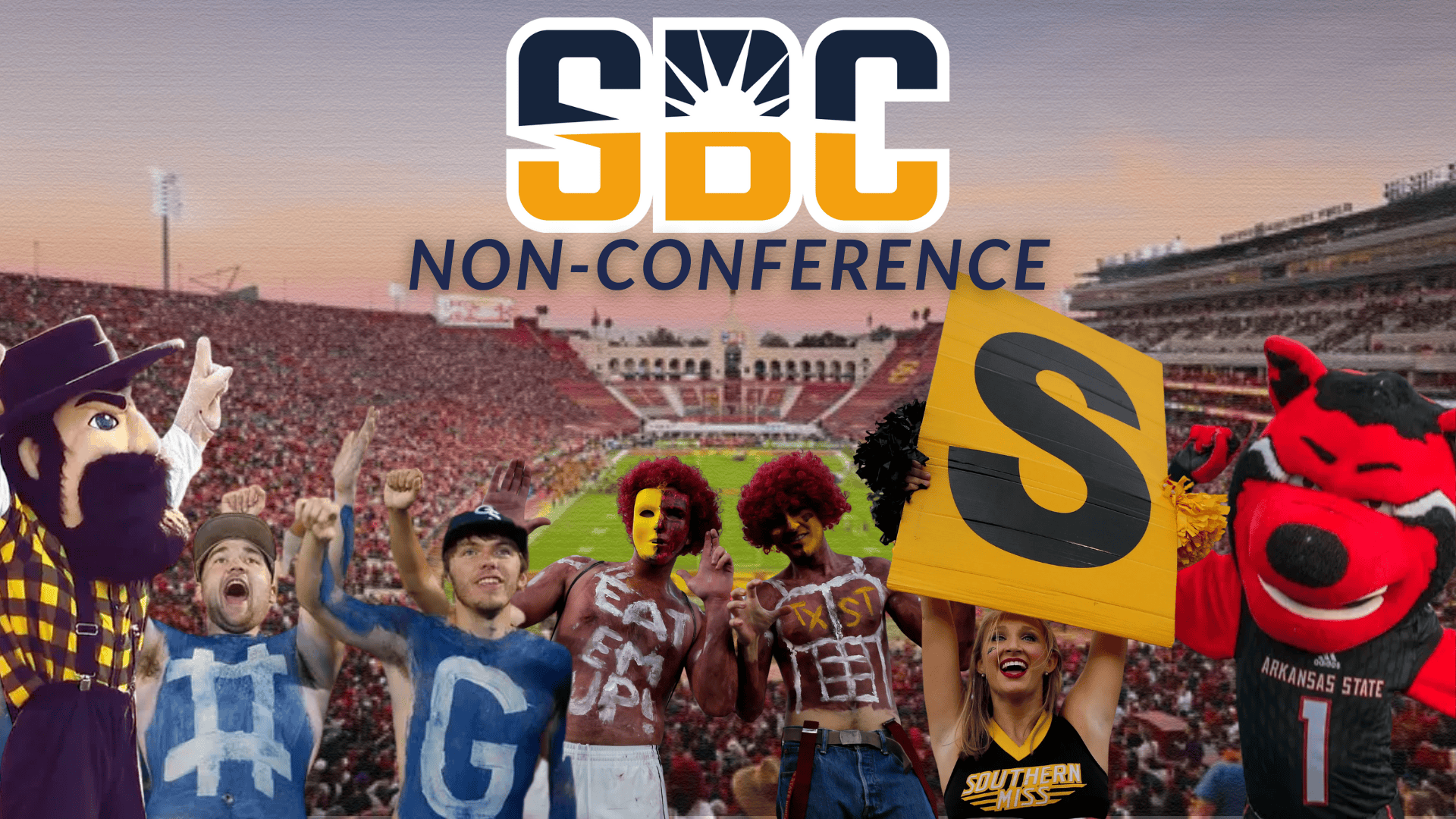 Sun Belt Conference 2025 Non-Con Games