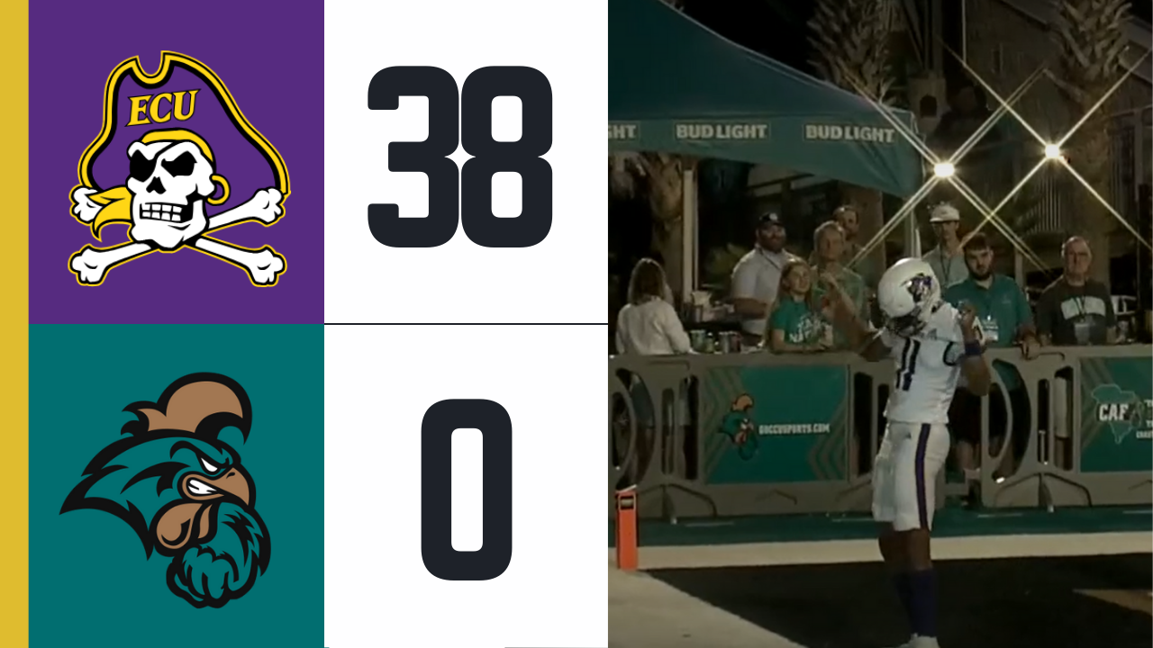 Coastal Carolina ECU Football 2025