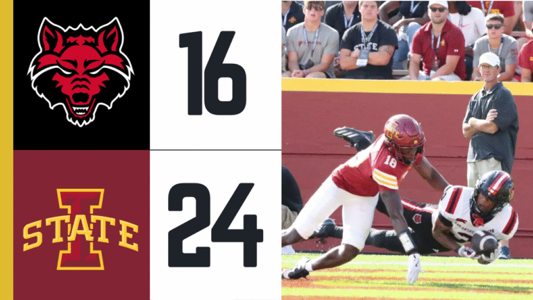 Arkansas State falls short of upsetting Iowa State