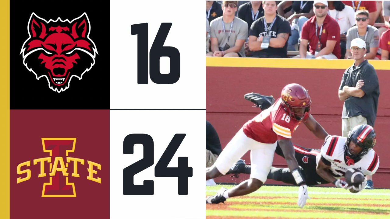 Arkansas State falls short of upsetting Iowa State