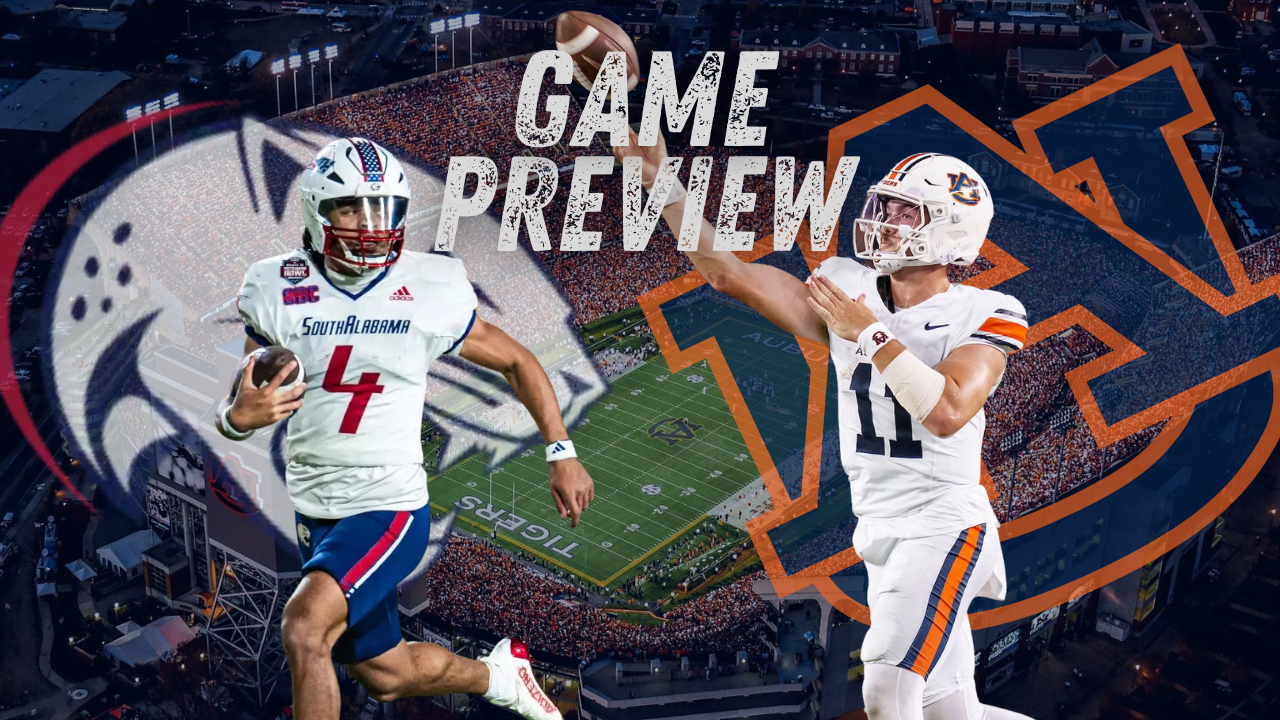 South Alabama Jags face Auburn Tigers