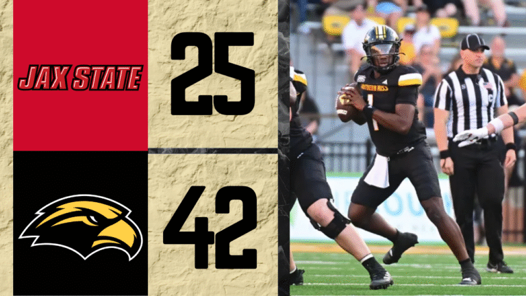 Southern Miss avenges last season’s blowout loss by beating Jacksonville State 42-25