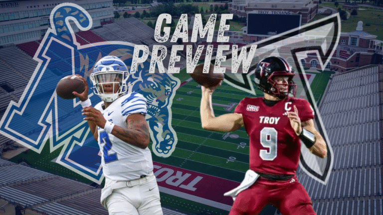 The Trojans of Troy host the Memphis Tigers