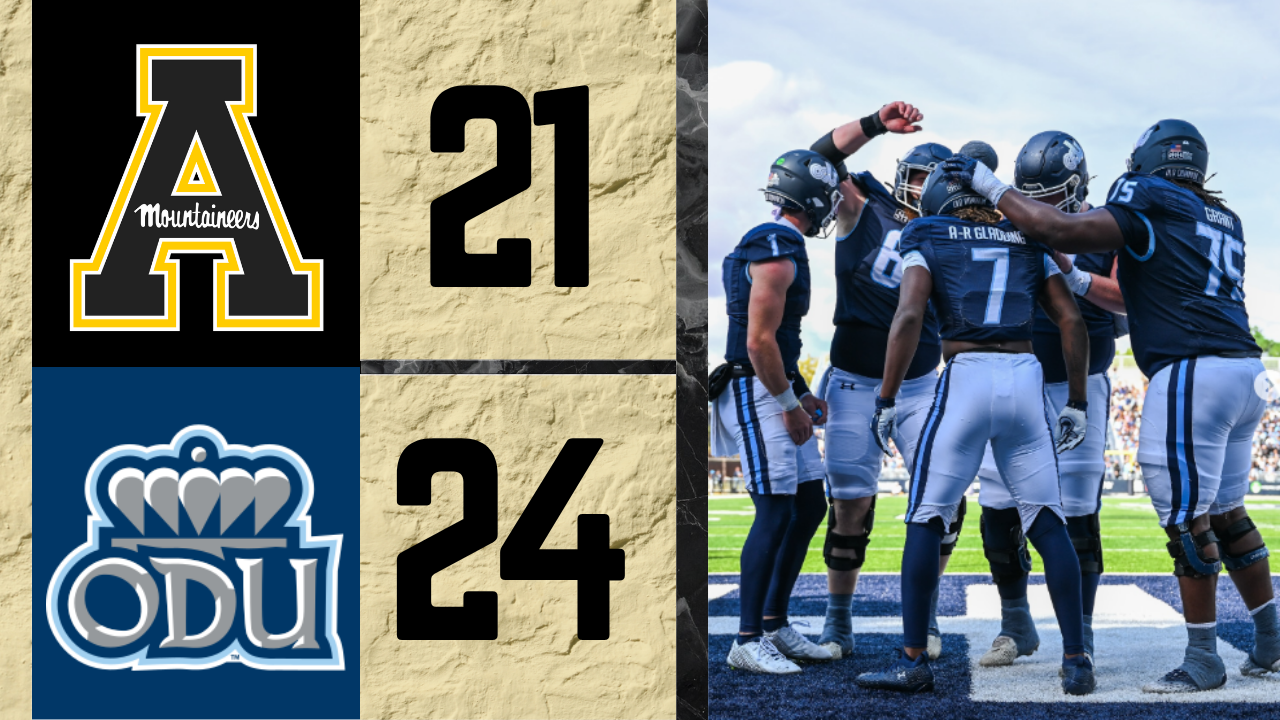 The Monarchs held on to beat Appalachian State 24–21 in their Homecoming matchup
