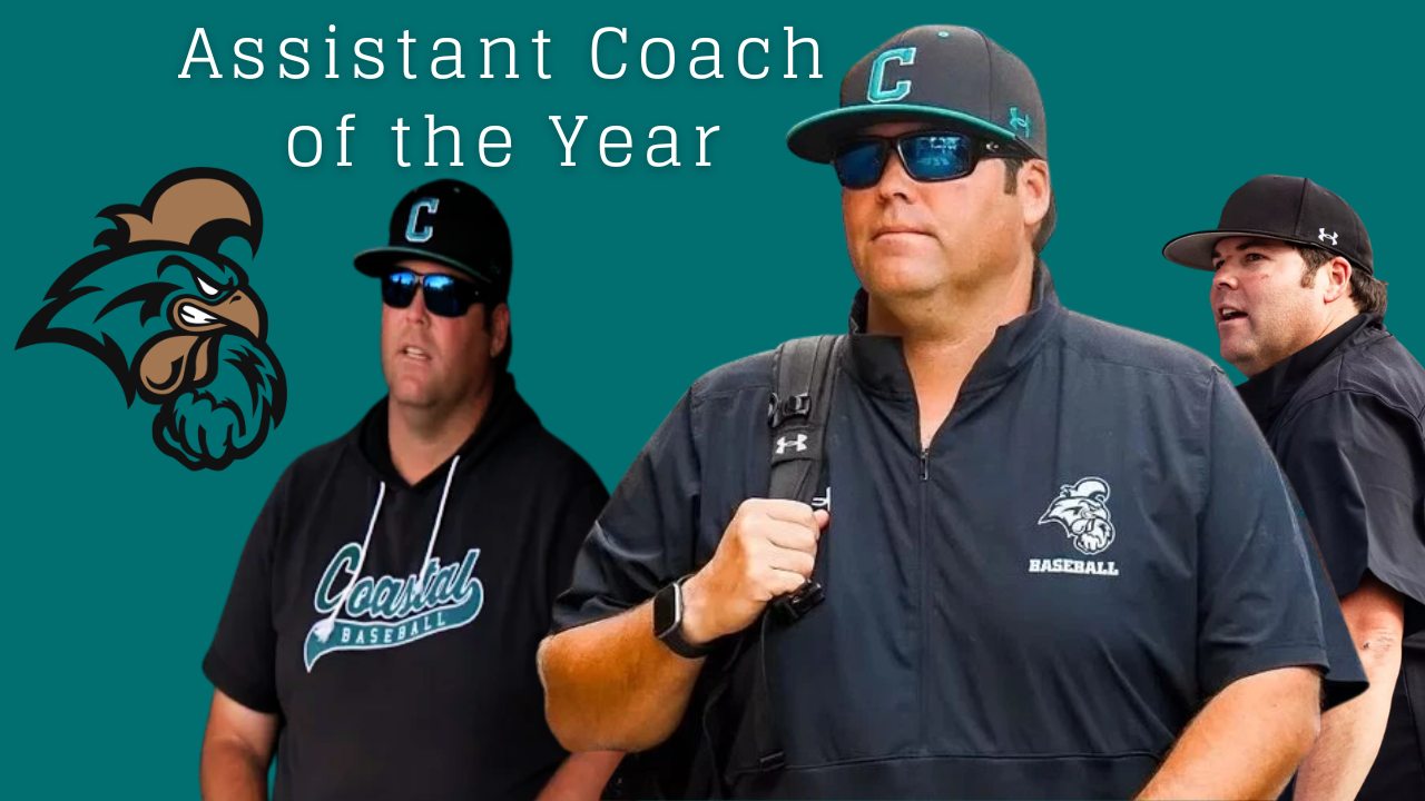 Matt Williams has been named the 2025 Division I Assistant Coach of the Year
