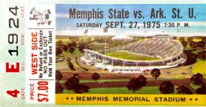 Ticket to Arkansas State vs. Memphis State