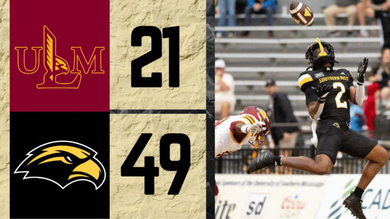 The win gets Southern Miss to 6-2, which makes them bowl eligible for the first time since 2022