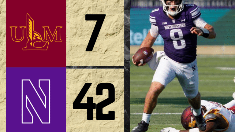 ULM Grounded In Final Non-Conference Game Against Northwestern