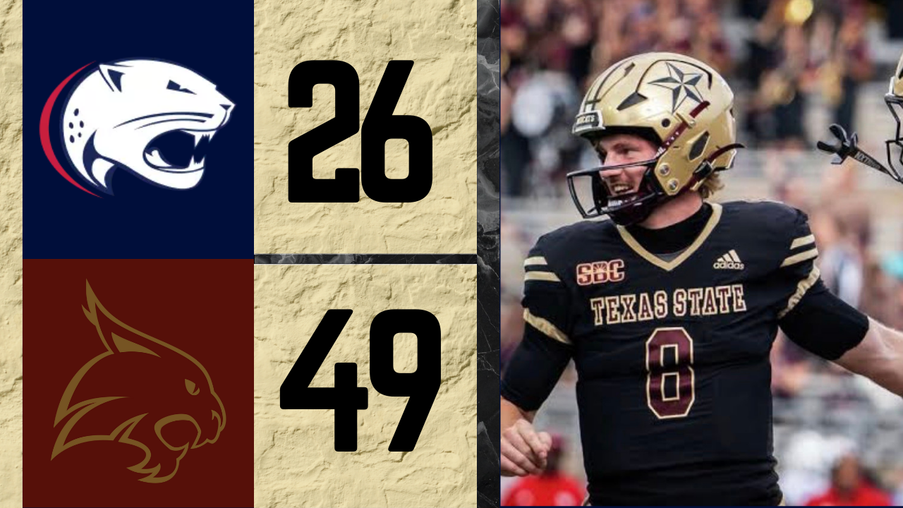 Texas State defeats South Alabama 49-26 in San Marcos on Saturday