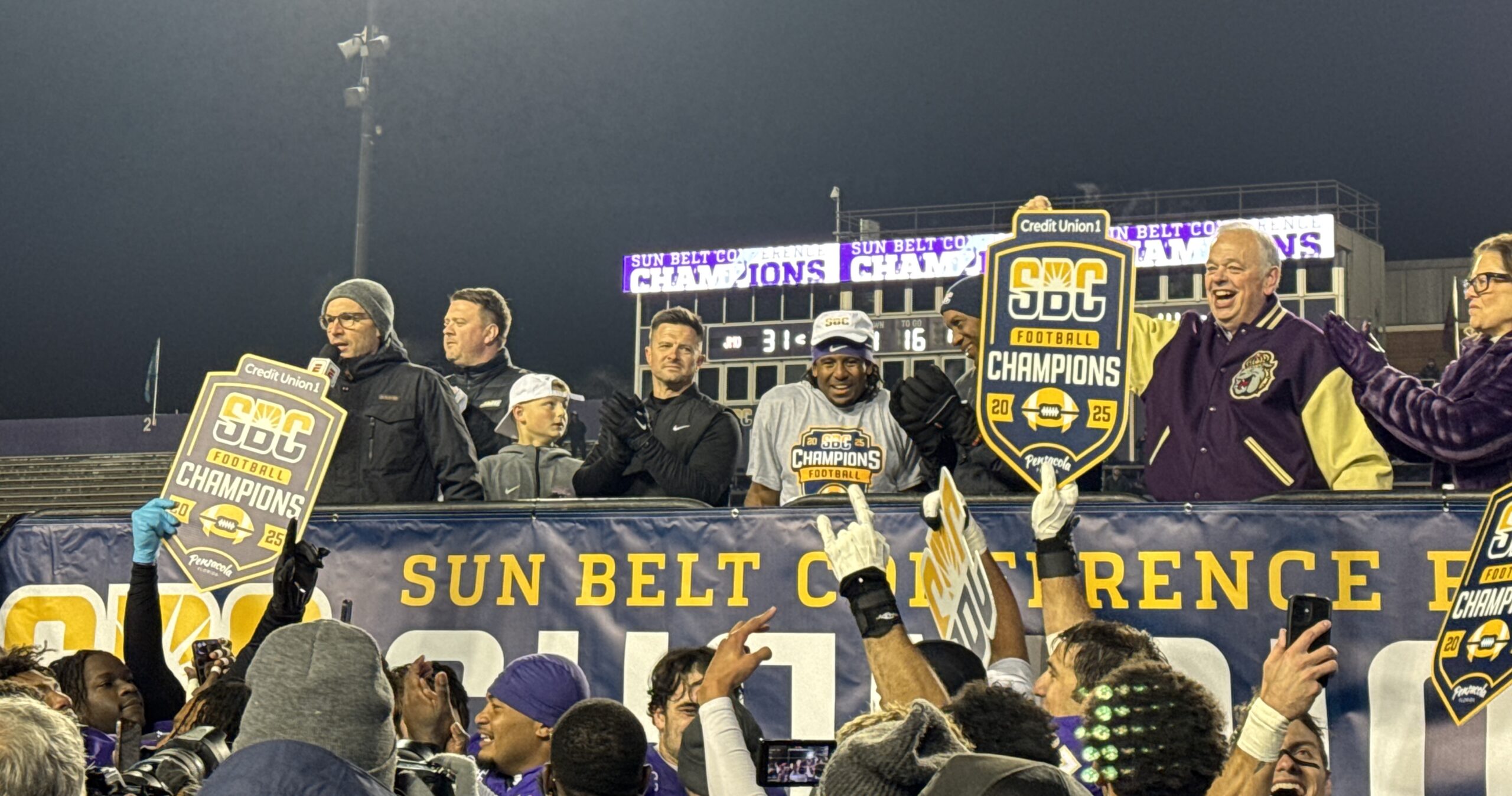 2025 Sun Belt Champions James Madison