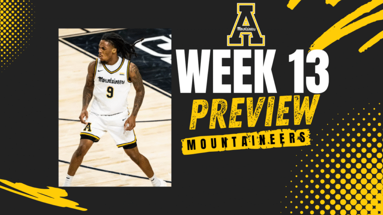 Week 13 Men’s Basketball Preview: App State Mountaineers
