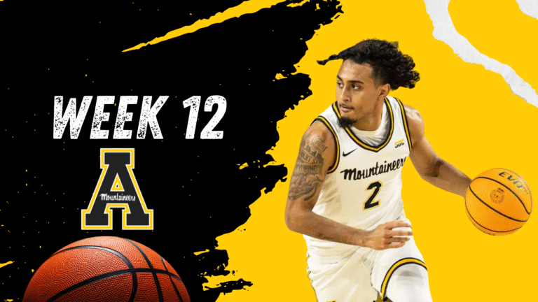 App State men's basketball recap & preview for Week 12