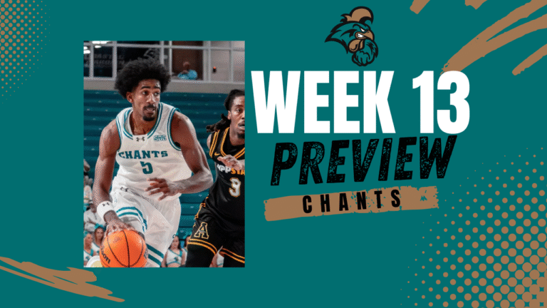 Coastal Carolina Weekly Basketball Preview (Week 13)