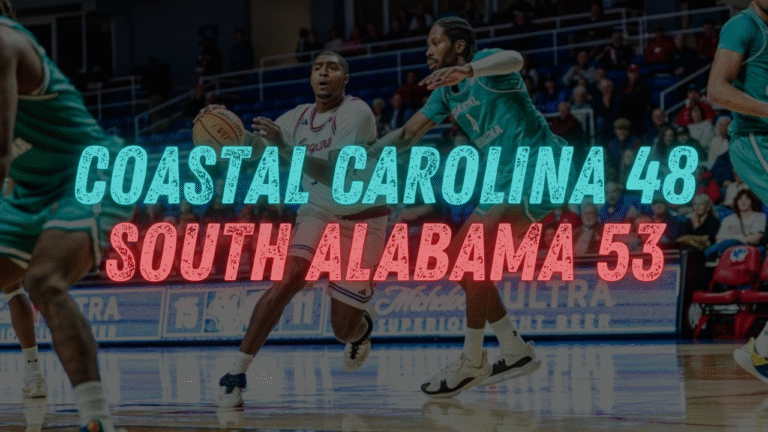 South Alabama survives against Coastal Carolina