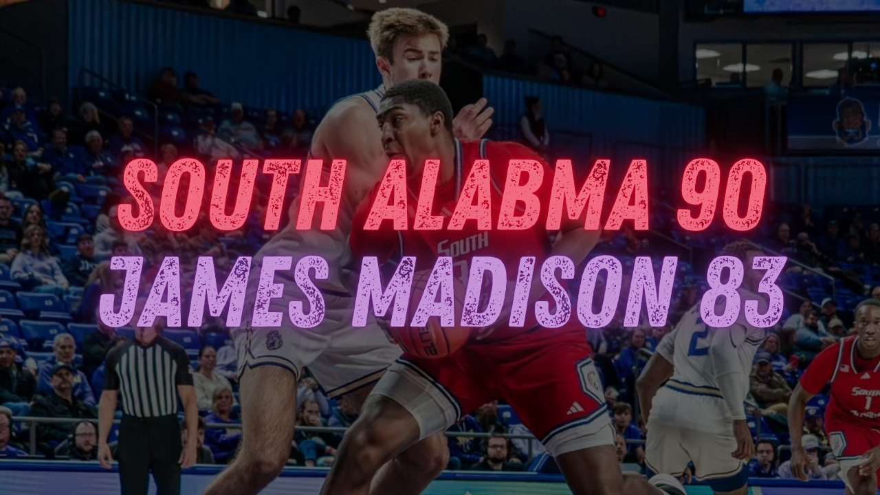 South Alabama survives late comeback attempt by JMU