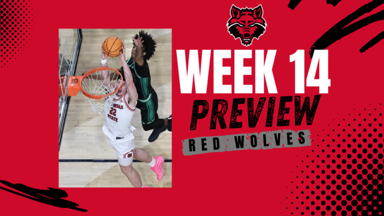 Week 14 Men's Basketball Preview: Arkansas State Red Wolves