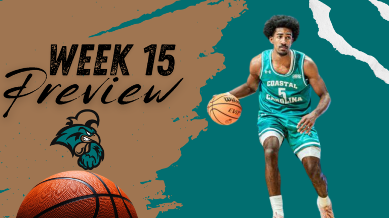 Week 15 Men's Basketball Preview: Coastal Carolina