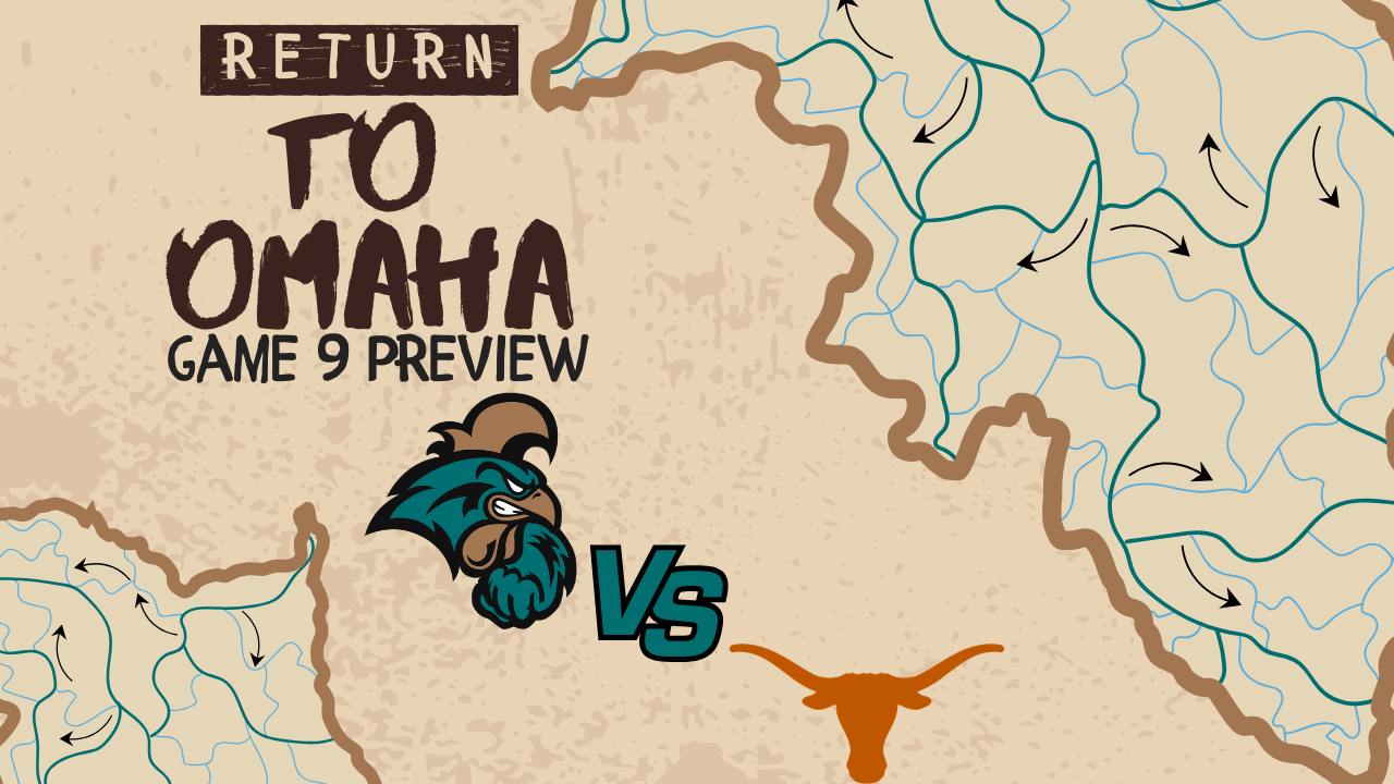 No. 9 Coastal Carolina Opens BRUCE BOLT Classic Against Undefeated No. 3 Texas