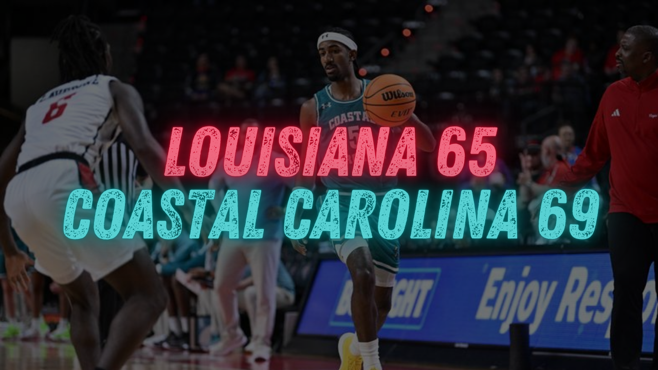 Beadle's 29 lifts Coastal past Louisiana in historic road victory