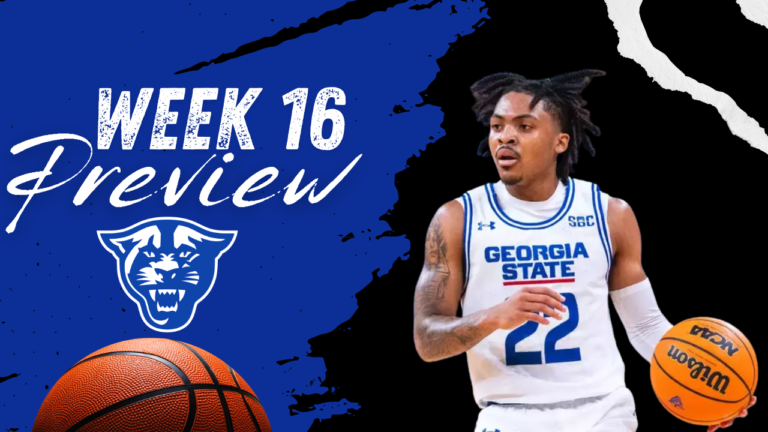 Week 16 Men's Basketball Preview: Georgia State