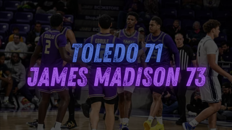 James Madison survives late scare vs Toledo