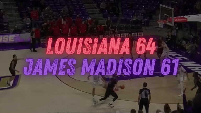 Louisiana defeats James Madison in the last second