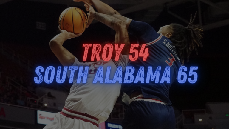 Jags Take Down Troy 65-54 in a Packed Mitchell Center