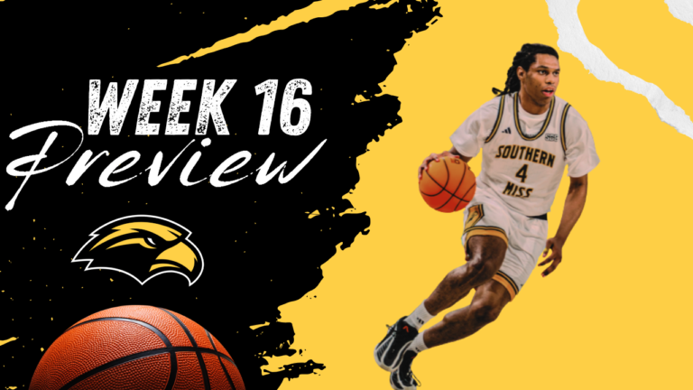 Week 16 Men’s Basketball Preview: Southern Miss