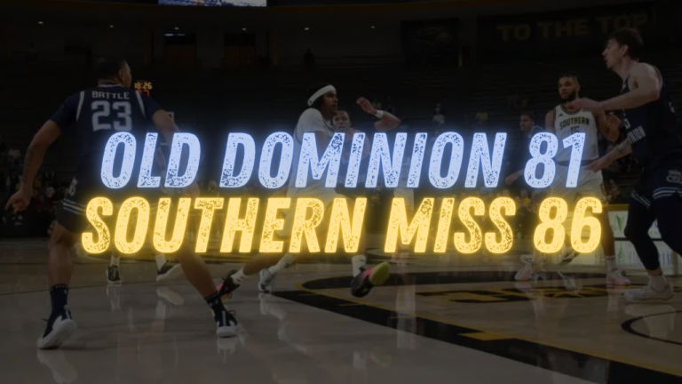 Southern Miss mounts 18-point comeback vs Old Dominion