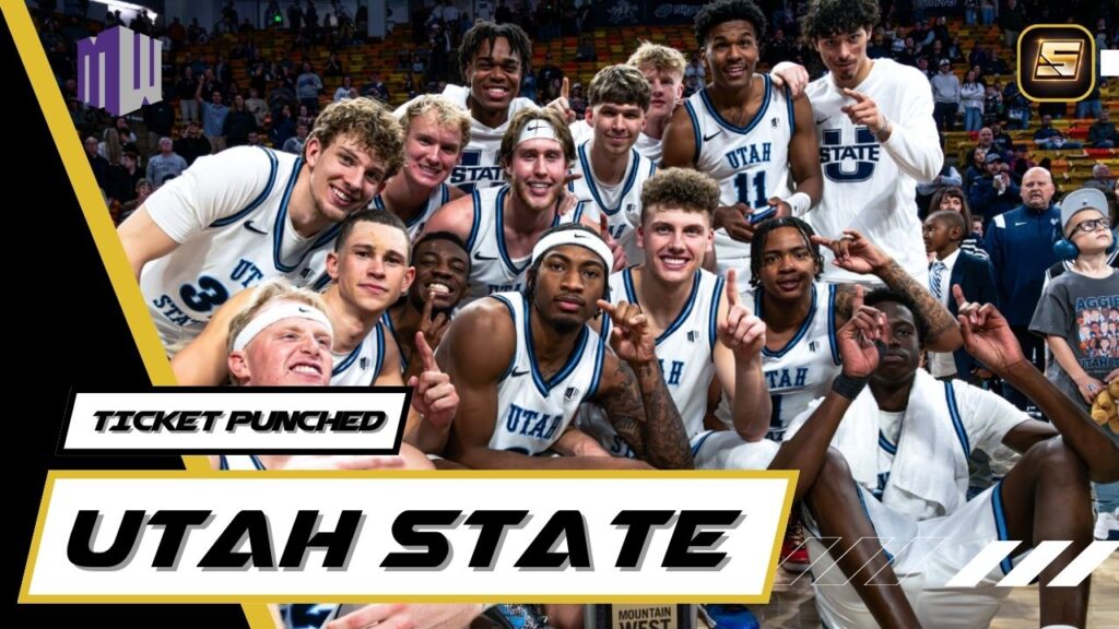 March Madness Ticket Punched 2026 Utah State