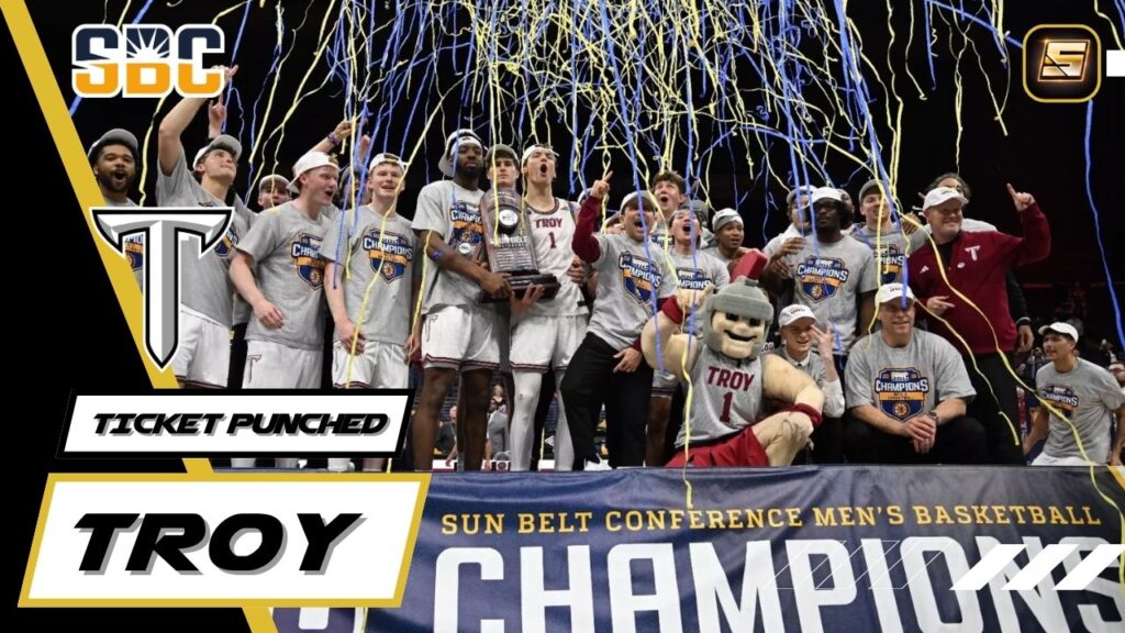 March Madness Ticket Punched 2026 Troy