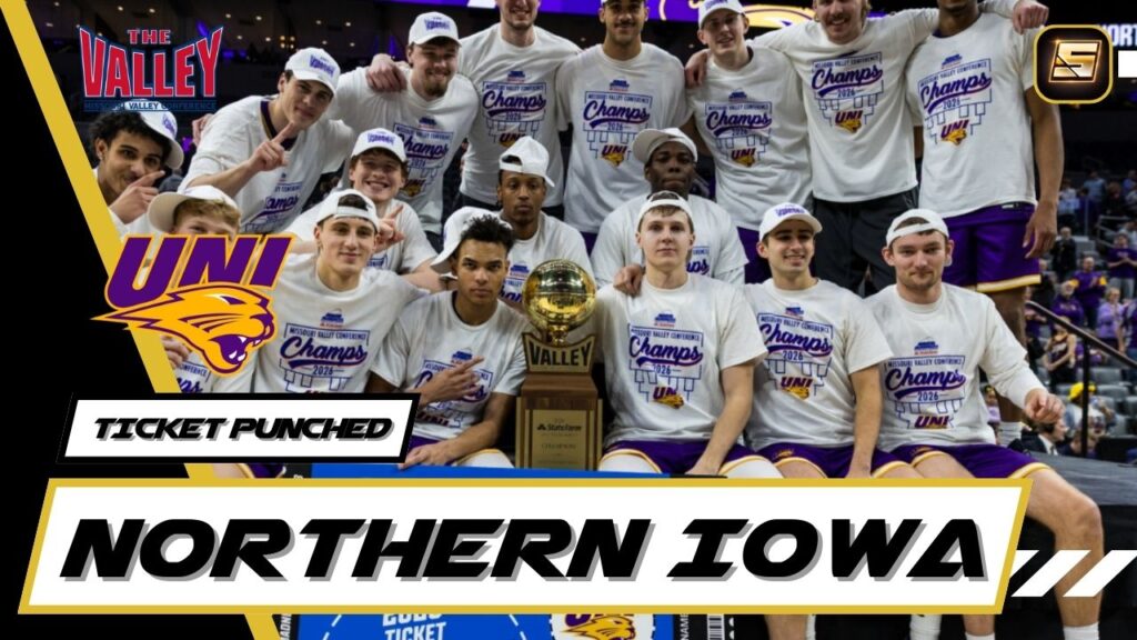 March Madness Ticket Punched 2026 UNI
