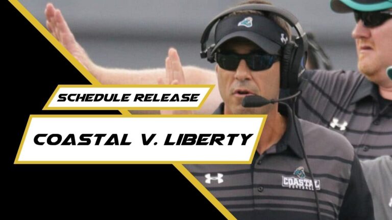 Coastal Carolina FB Schedule Release 2026