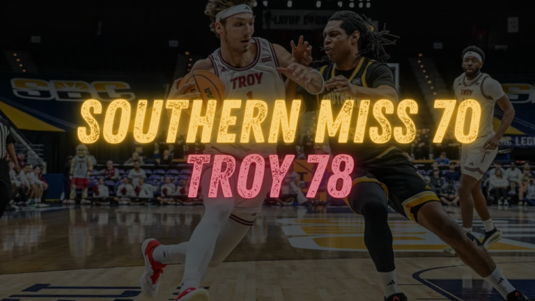 Troy Takes Down Southern Miss to Advance to Finals